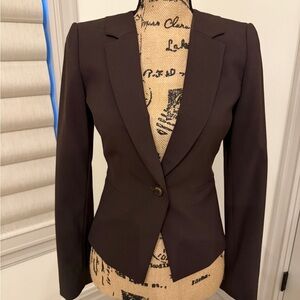 ANTONIO MELANI Dark Brown Women's Blazer and pant set / suit